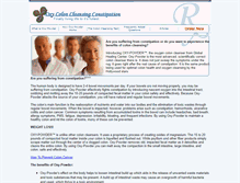 Tablet Screenshot of oxy-colon-cleansing-constipation.com